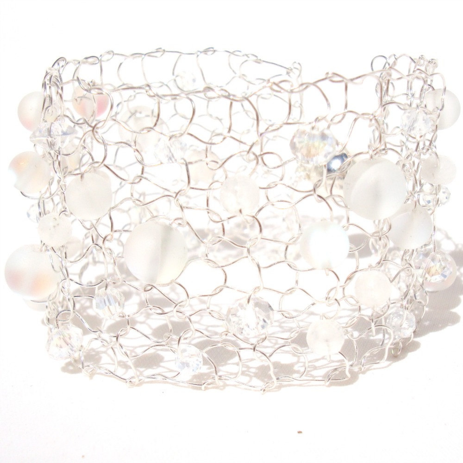 Sky Dancer Bracelet (Charcoal Cord) — Earthwoven Crystals